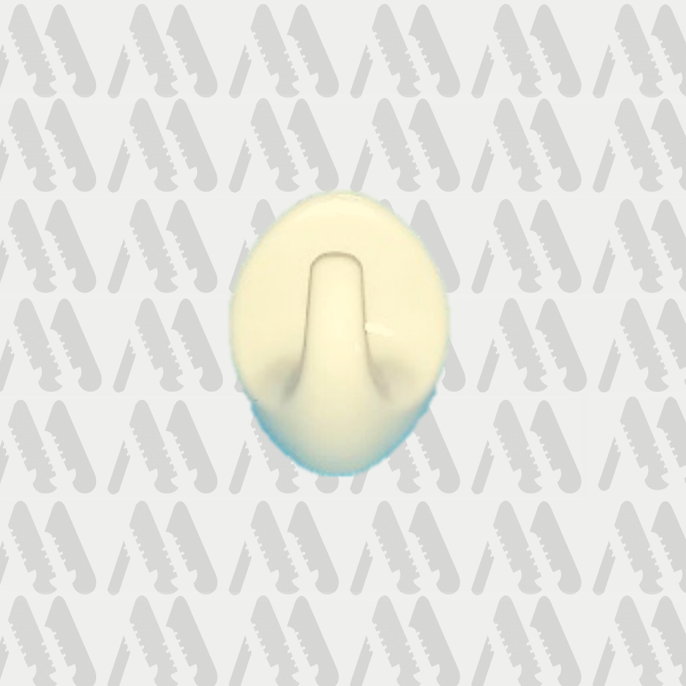 Percha autoadhesiva oval